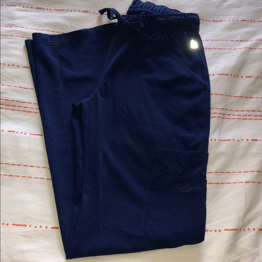 Navy scrub pants